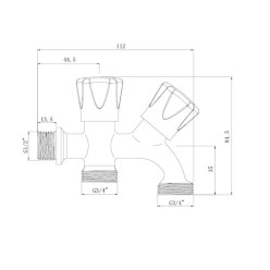 Grifo lavadora-lavavajillas Basic 2