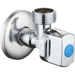 Válvula de escuadra 1/2" 3/4" anticalcárea (mando gigante)
