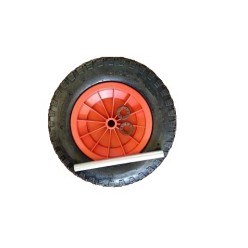 Rueda carretilla aire desmontada 3.50-8