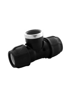 Te rosca hembra c/r inox PE 75 x 2 1/2" x 75