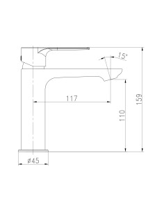 Grifo lavabo alto Alba 2