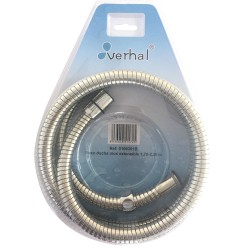 Flexo ducha INOX extensible 1,70 - 2,20 m (blíster) 2